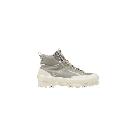 Green Fabric Athletic Sneakers
