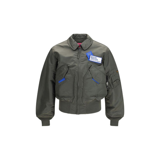 Bicolor Nylon Bomber