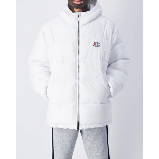 White Polyester Parka