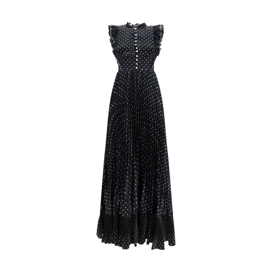 Black Polyester Casual Dress