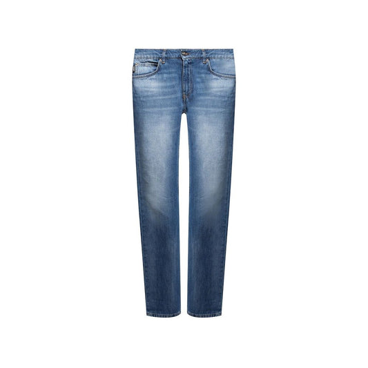 Blue Cotton Jeans Denim
