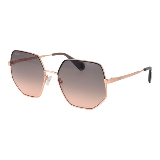 Rose Gold Metal Sunglasses