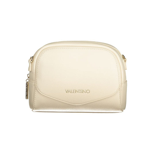 Beige Polyurethane Women's Bag