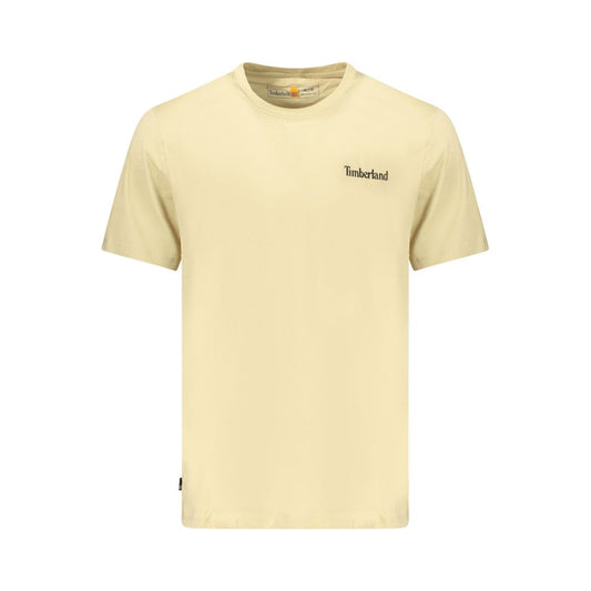 Beige Cotton Men's T-Shirt