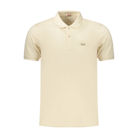Beige Cotton Men's Polo