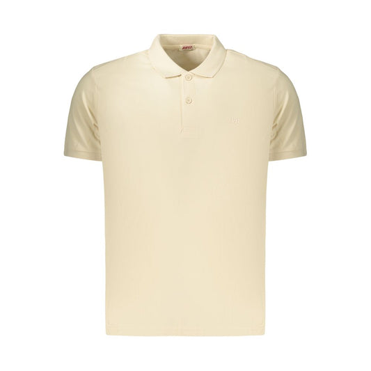 Beige Cotton Men's Polo
