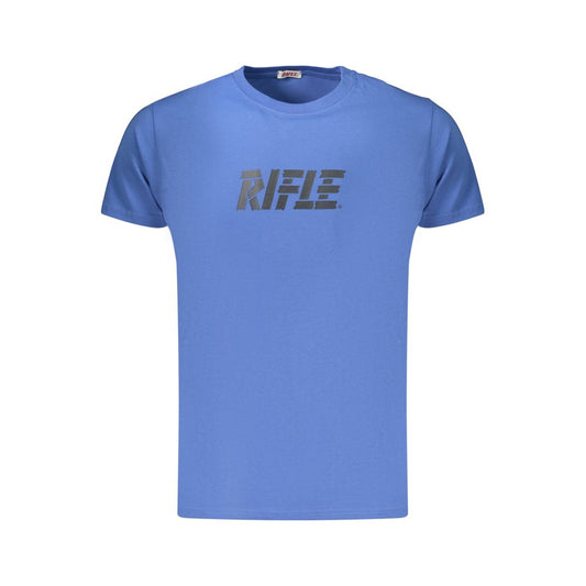 Blue Cotton Mens T-Shirt