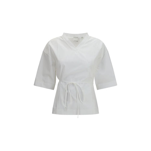White Cotton Shortsleeve Shirt