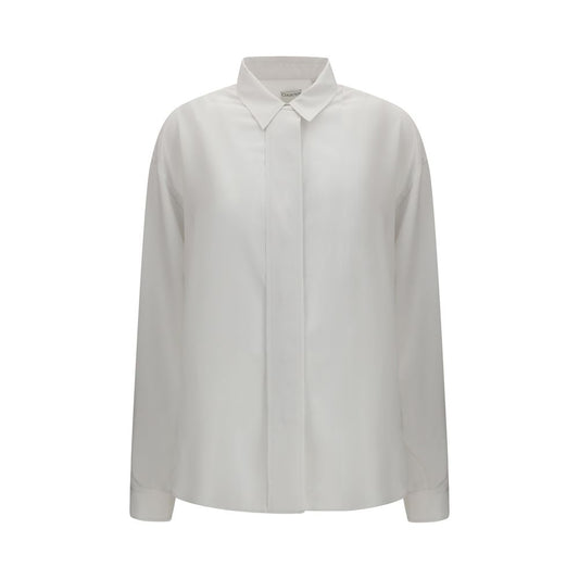 White Silk Dress Shirt