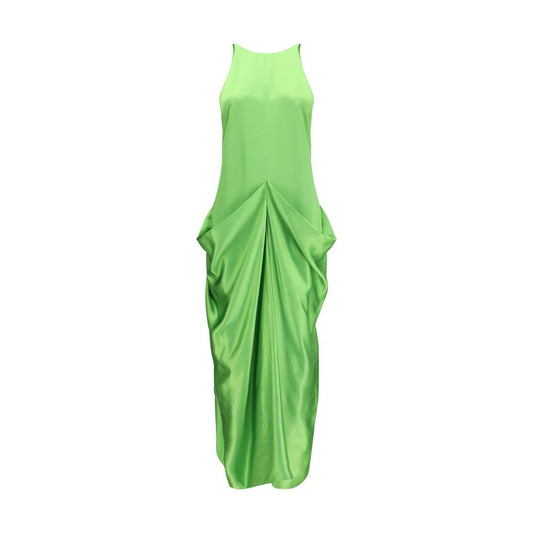 Bicolor Copper Casual Dress
