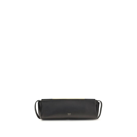 Black Calf Leather Bos Taurus Clutch Bag