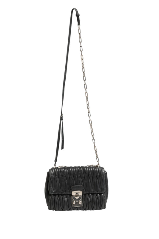 Confidential Matelasse Leather Flap Shoulder Bag