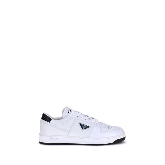 White Calf Leather Bos Taurus Low Top Sneakers