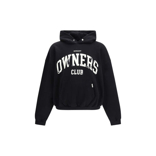 Black Cotton Sweatshirt