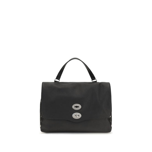 Black Calf Leather Bos Taurus Handbag