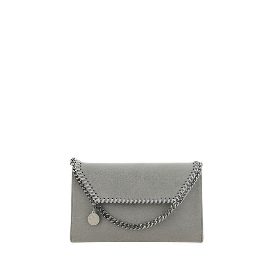 Gray Polyester Shoulder Bag