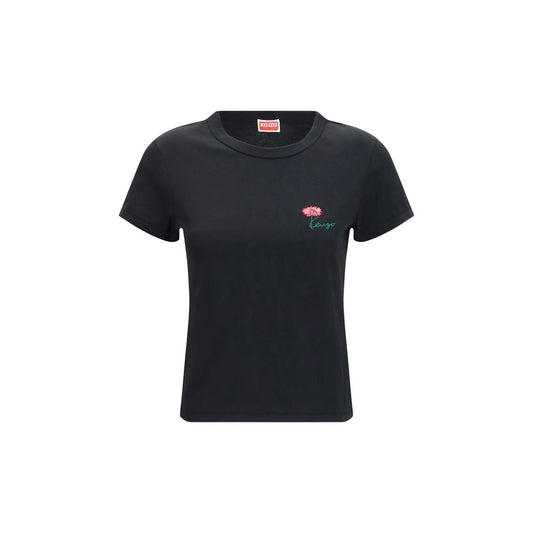 Black Cotton T-Shirt