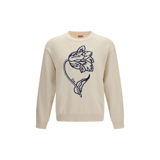 Beige Cotton Sweatshirt