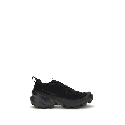 Black Nylon Athletic Sneakers