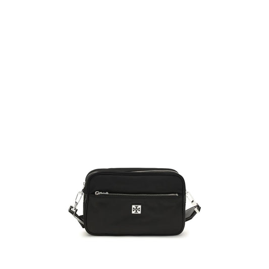 Black Polyamide Shoulder Bag