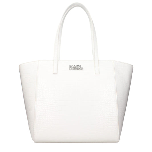 White Polyethylene Shoulder Bag