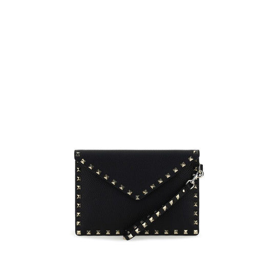 Black Calf Leather Bos Taurus Clutch Bag