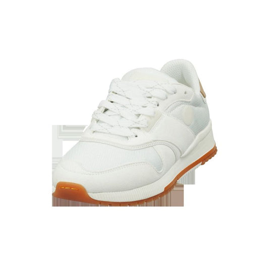White Leather Athletic Sneakers