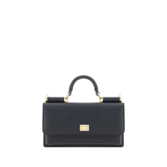 Black Calf Leather Bos Taurus Shoulder Bag