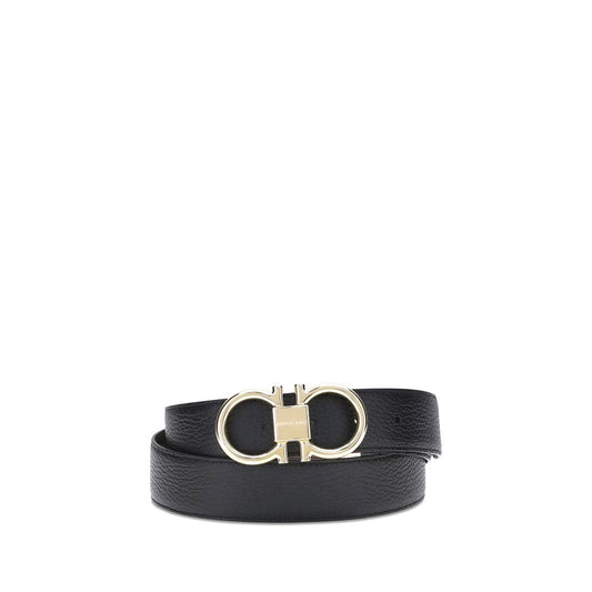 Black Calf Leather Bos Taurus Belt