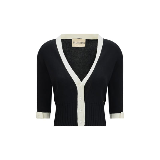 Black Cotton Cardigan
