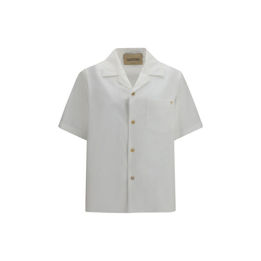 White Cotton Shortsleeve Shirt