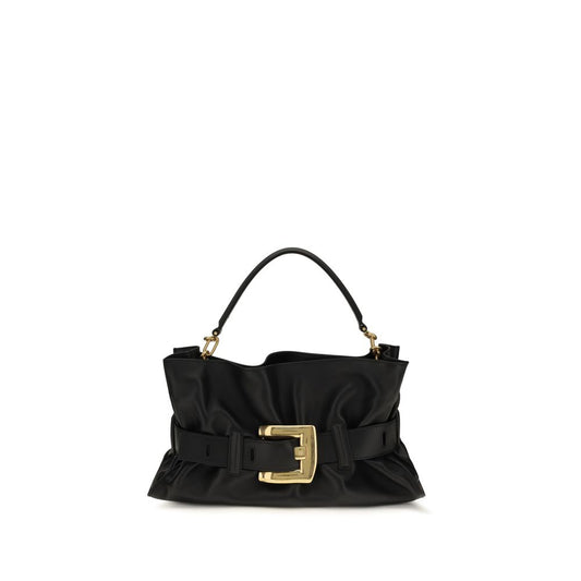Black Calf Leather Bos Taurus Handbag
