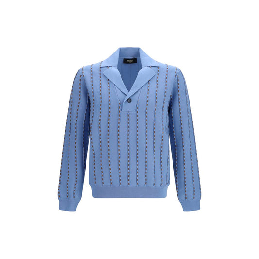 Blue Cotton Sweatshirt