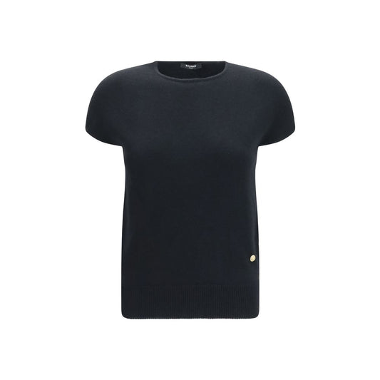 Black Wool Oves Aries Sleeveles Sweater