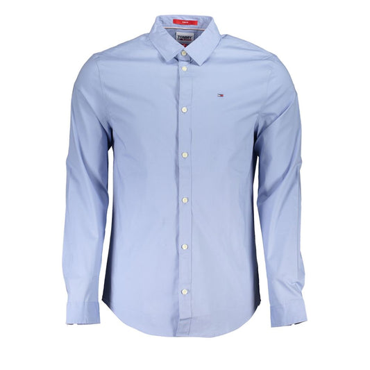 Azure Cotton Men's Shirt