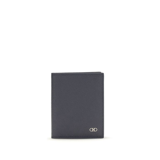 Blue Calf Leather Bos Taurus Wallet