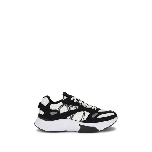 Multicolor Fabric Athletic Sneakers