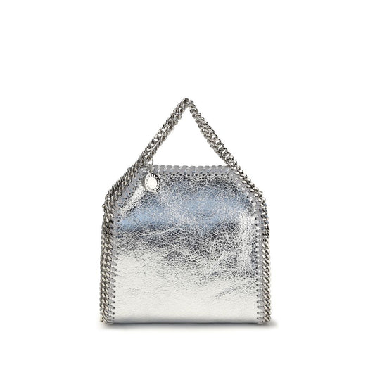 Silver Polyester Handbag