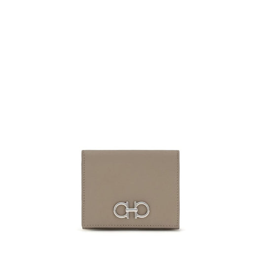 Beige Calf Leather Bos Taurus Wallet