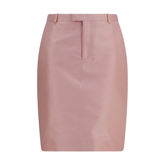 Multicolor Silk Mini Skirt