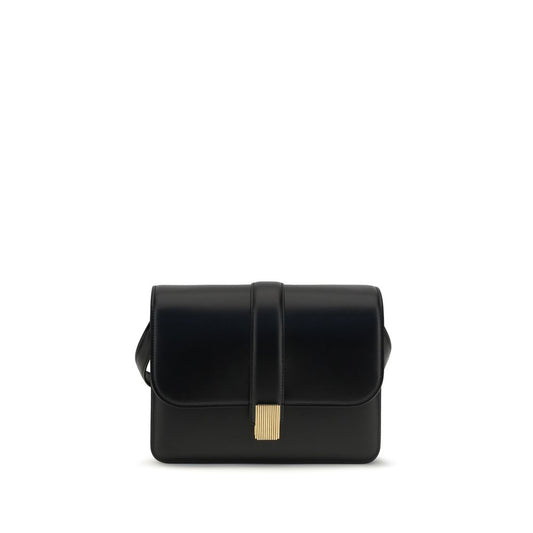 Black Calf Leather Bos Taurus Shoulder Bag