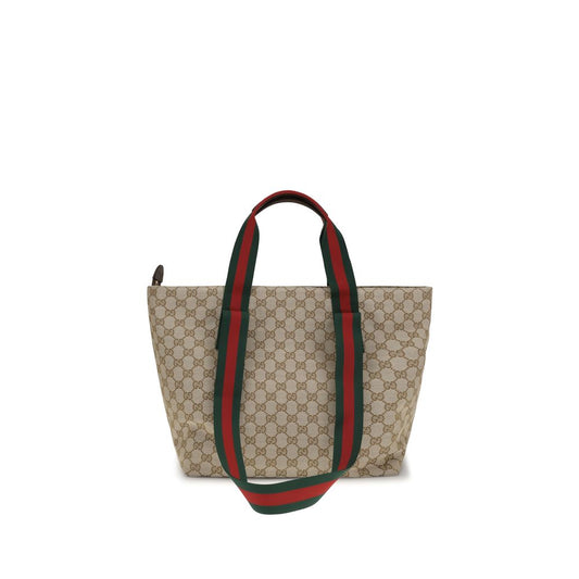 Beige Polyester Shoulder Bag