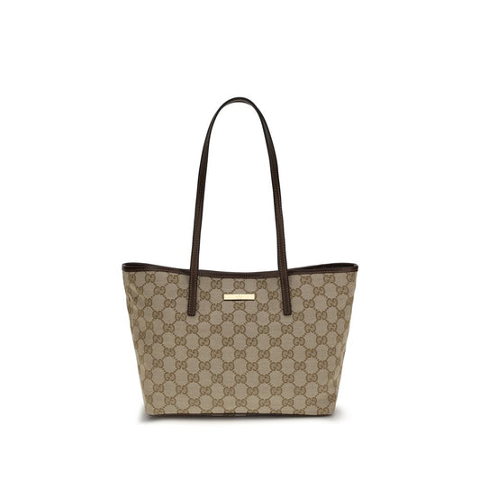Beige Polyester Handbag