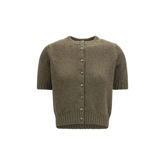 Bicolor Cashmere Cardigan