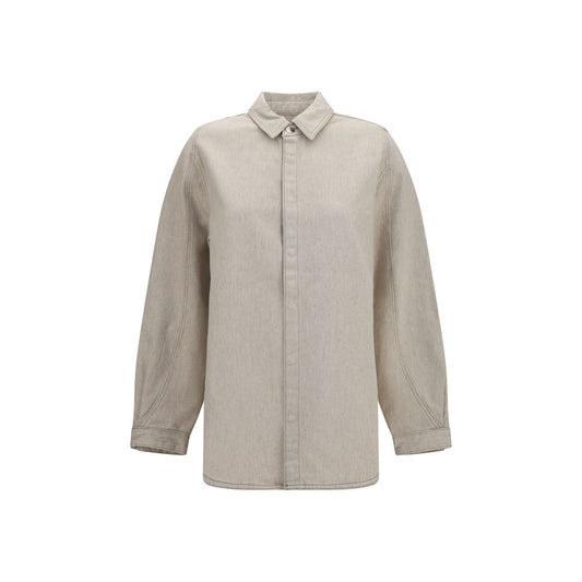 Beige Denim Shirt