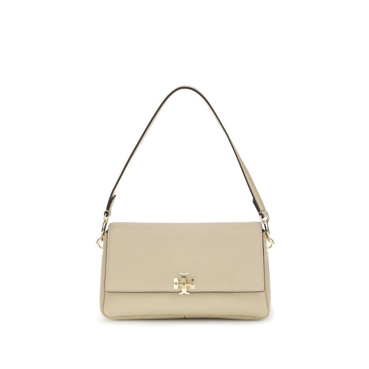 Beige Calf Leather Bos Taurus Shoulder Bag