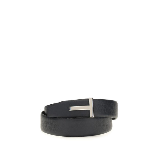 Black Calf Leather Bos Taurus Belt