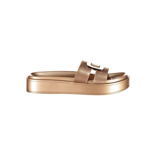 Bronze Polyurethane Women's Sandal