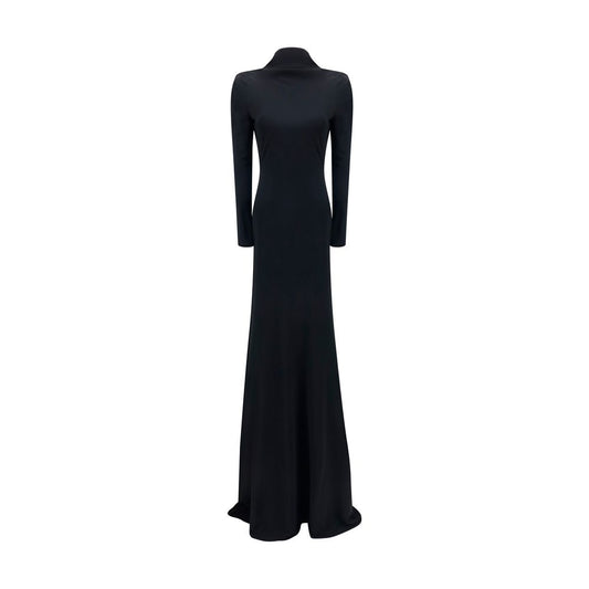 Black Viscose Cocktail Dress