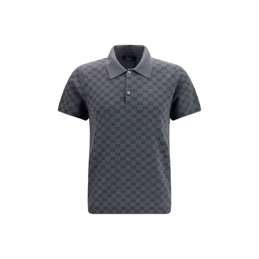 Gray Wool Oves Aries Polo Shirt